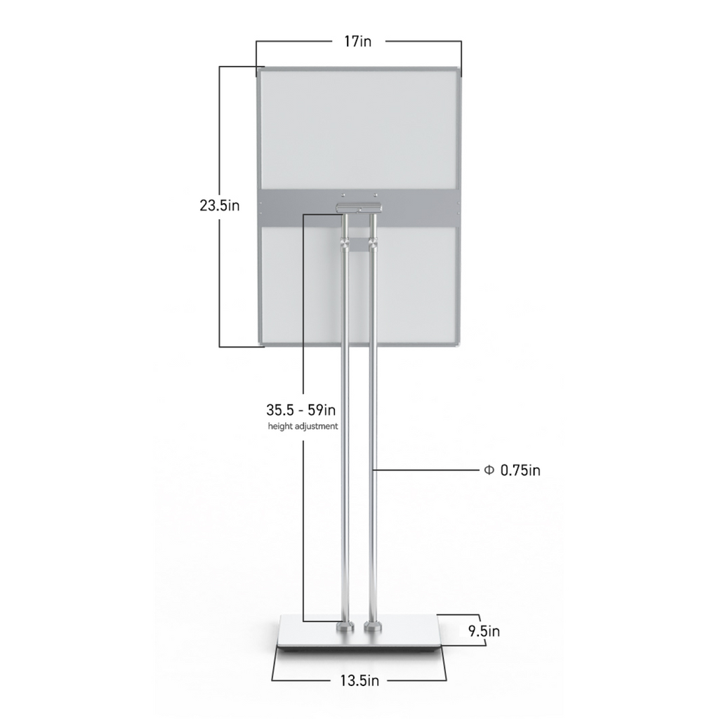 LED Standing Display 17" x 23.5"