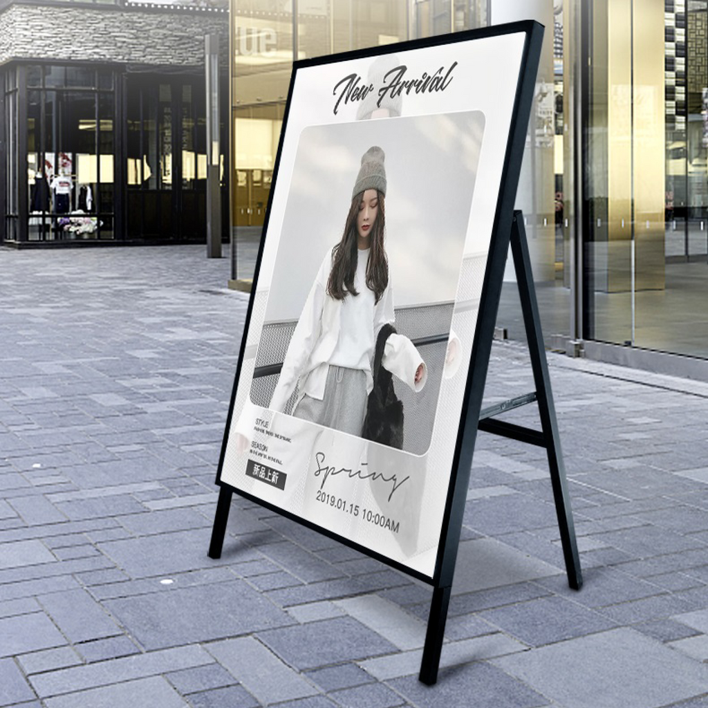 Sidewalk Sign: LED A-Frame Backlit