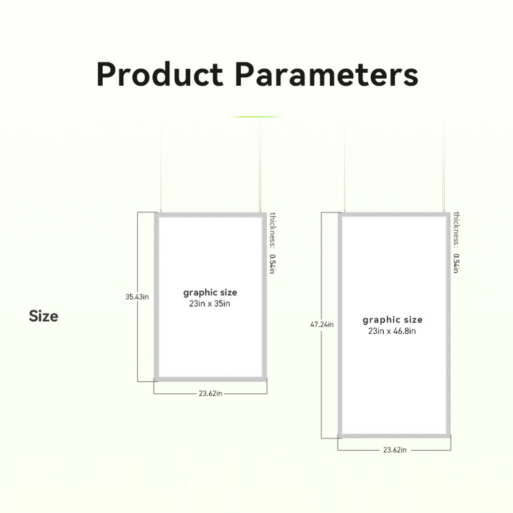 Window Slim LED Light Box 23" x 35"