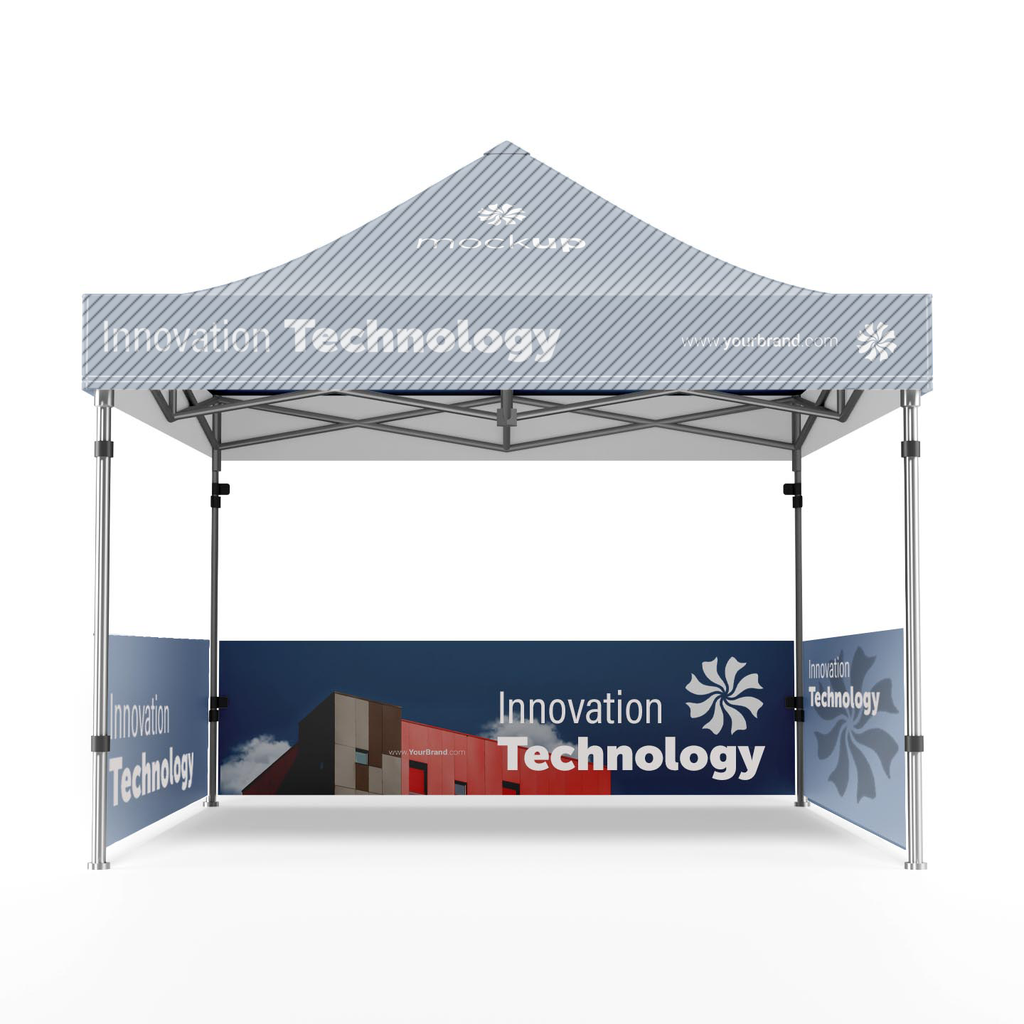 Tent Half Wall (Full Color) -10ft