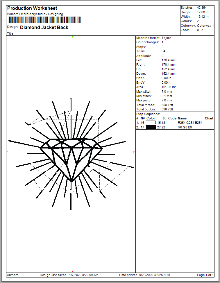 Embroidery Digitizing DST Files